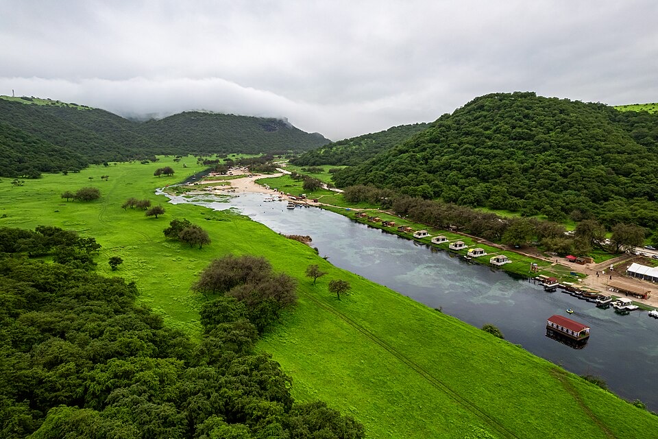 Wadi Darbat in the Khareef